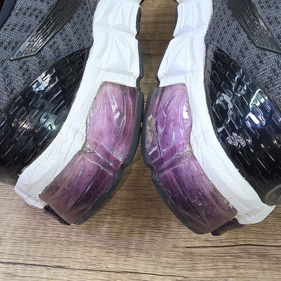 Asics Gel Quantum 180 5 Women's Size 11.5 Black Gray Purple Sneakers (1022A164) - Picture 6 of 10